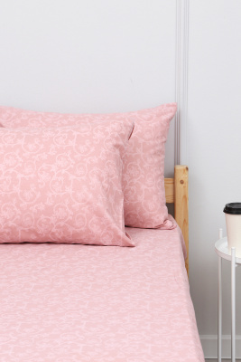 Наволочка поплин Вероника-компаньон пыльная роза